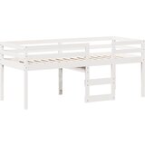  Visoki krevet s krovom bijeli 80 x 200 cm od masivne borovine | Eponuda.com