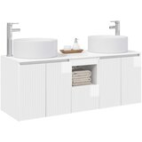  Set ormarića za kupaonicu 3 kom. Bijela visokog sjaja 49,5 x 44,5 x 65,5 cm | shoptok.hr