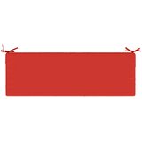  Jastuk za sjedalo SOEST 100% poliester Crvena 120 x 40 x 10 cm Slike