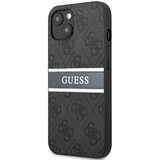 Guess Trdo ohišje za Apple iPhone 13 Mini PU 4G Stripe, Siva, (21244198) Cene