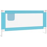  Sigurnosna ograda za dječji krevet plava 180 x 25 cm od tkanine | shoptok.hr
