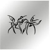 Wallity zidna dekoracija Felicita S, 66x38cm, Crna | Eponuda.com