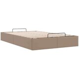 vidaXL Okvir kreveta bez madraca cappuccina 120x200 cm od umjetne kože | shoptok.hr