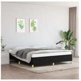  Posteljni okvir črna 180x200 cm blago | Shoptok.si