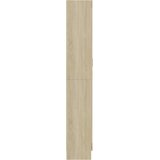  Vitrina boja hrasta 82,5 x 30,5 x 185 cm konstruirano drvo | shoptok.hr