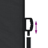  Bočna tenda na uvlačenje crna 200 x 1200 cm | shoptok.hr
