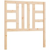 Maison Chic posteljno vzglavje - vzglavna omarica - nočna omarica 106x4x100 cm trdna borovina, (21704889) Cene