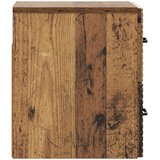 Noćni ormarić za montažu na zid Staro drvo 34,5 x 33 x 40 cm | shoptok.hr