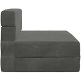 SK foldajući kauč na krevet Tamno siva 190 x 100 x 15 cm Baršun - Tamno siva 190 x 100 x 15 cm Baršun | shoptok.hr