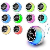 Venisymlis Digitalna Budilka Z Zvočnikom Bluetooth, Nočno Lučko, Večbarvno Nočno Lučko, Ki Spreminja Barvo, (22059810) Cene