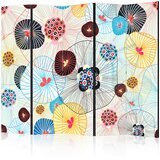 Artgeist PARAVAN 225/172/3 cm večbarvno, svetlo modra Slike