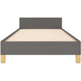  Posteljni okvir z vzglavjem temno siv 90x200 cm blago, (20788169) | Shoptok.si