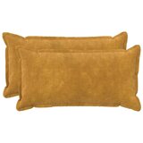  Jastuk s jastukom HOUTEN 2 kom. Žuta Mikrofibra Flis - Žuta 40 x 80 cm 2 | shoptok.hr