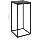  Bočni stolići 2 kom crni čelični | shoptok.hr