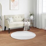  Protuklizni tepih od umjetnog zečjeg krzna OLITE Bijela Ø 80 cm | shoptok.hr
