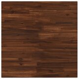  70 x 70 x 75 cm Čvrsto drvo akacije Tamno smeđa i bijela - tamno smeđe i bijele boje 70 x 70 x 75 cm Četvrtasto | shoptok.hr
