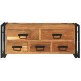  Kava Stol s ladicama Smeđa 90 x 50 x 38 cm Čvrsto drvo akacije | Eponuda.com