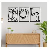 Wallity zidna dekoracija Achermus, 120x54cm, Crna | ePonuda.com