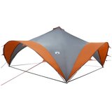 vidaXL Zabavni šotor s streho Siva in oranžna 600 x 600 x 400 cm, (5000309481) | Shoptok.si