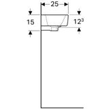 Geberit LAVABO ZIDNI SELNOVA COMPACT 500X250 smanjena dubina LEVI GEBERIT 501.506.00.7 | Eponuda.com
