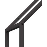  Stalak za drva crni 40x25x120 cm Hladno valjani čelik | shoptok.hr