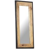 vidaXL Ogledalo 110x50 cm trden mangov les | Shoptok.si