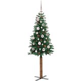 vidaXL Ožja jelka med 150 LED Zelena 150 cm PVC in trden bor | Shoptok.si