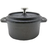 Cast Iron okrugli mini Dutch oven, 10 cm