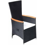  5-dijelni vrtni blagovaonski set crni | shoptok.hr