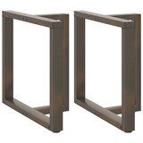  Noge za blagovaonski stol T-oblika 2 kom Crne 80x35x(72-73) cm Čelik | Eponuda.ba