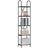 vidaXL Polica Dimljeni hrast 40 x 30 x 183 cm Konstruirano drvo | shoptok.hr