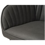 Unique Furniture Tamno siva blagovaonska stolica od umjetne kože Melfort – | shoptok.hr