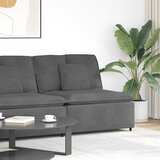  Modularna sofa s jastucima tamno siva 100 cm | shoptok.hr