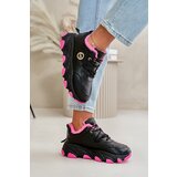 Boto Warm Women's Sports Shoes Lace-up Platform Black Bialoa | Shoptok.si