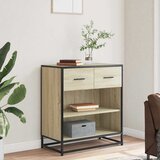  Komoda boja hrasta 68x35x76 cm konstruirano drvo | shoptok.hr