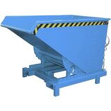 eurokraft pro Prekucna posoda za velike obremenitve, prostornina 0,9 m³, nosilnost 4000 kg, modra RAL 5012 | Shoptok.si