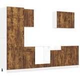  7-dijelni set kuhinjskih ormarića Lucca konstruiranog drva | shoptok.hr