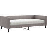  Dnevni krevet s madracem smeđesivi 100 x 200 cm od tkanine | shoptok.hr
