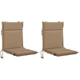  Jastučić za nisku stolicu GEMERT 2 kom. 100% poliester - Taupe (poliester) 110 x 50 x 3 cm 2 | shoptok.hr