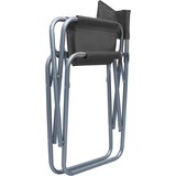  Redateljske stolice 2 kom čelične sive | shoptok.hr