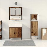  Set namještaja za kupaonicu 3 kom. Smeđa 33 x 33 x 113,5 cm | shoptok.hr