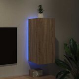  Zidni TV ormarić s LED svjetlima boja hrasta 30,5 x 35 x 70 cm | Eponuda.com