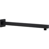  The Living Store Podporna ročica za tuš kvadratna nerjaveče jeklo 201 črna 40 cm - Podporna Ročica Za Tuš, (21445068) Cene