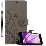 Cadorabo Ohišje, združljivo z Apple iPhone 7 PLUS / 7S PLUS / 8 PLUS v klasična črna - Zaščitni ovitek v cvetličnem dizajnu z magnetnim zapiranjem, stoječo funkcijo in režami za kartice, (20567714) | Shoptok.si
