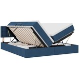  s od storage s madracem Plava 180 x 200 cm Lažna koža | shoptok.hr