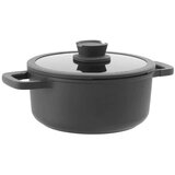 Berghoff 3950593 soup pot 4.4 L Black Aluminium, Glass, Silicone | shoptok.hr