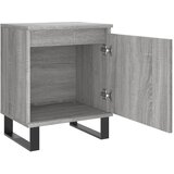  Noćni ormarići 2 kom boja hrasta 40x30x50 cm konstruirano drvo Siva | shoptok.hr
