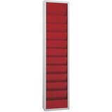 EICHNER načrtovalna tabla, z 10 vodili, ena vrsta, vxšxg 1280 x 315 x 74 mm, rdeča | Shoptok.si