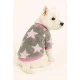 Paws & Whiskers Odelo za pse Pinkstarsweat, Sivo-roze