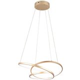  LED zatemnitvena viseča svetilka v zlati barvi Darvin – | Shoptok.si